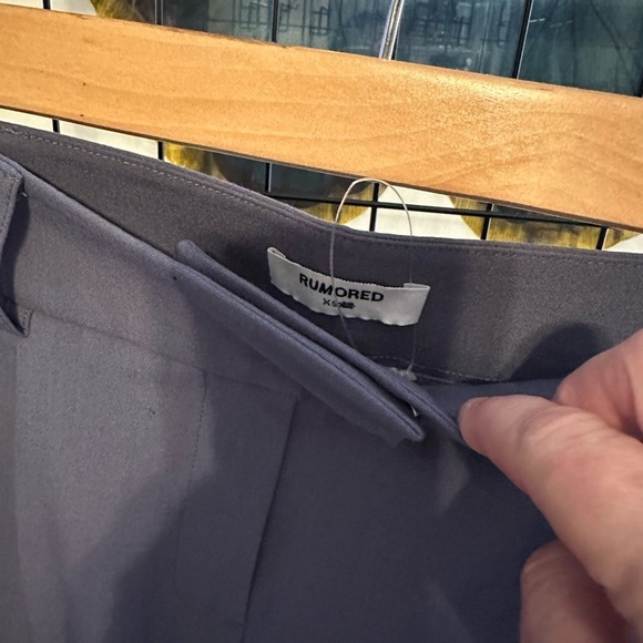 NWOT pants trousers slacks by Rumored. Blue gray color - Picture 2 of 4